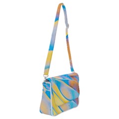 Water And Sunflower Oil Shoulder Bag With Back Zipper by artworkshop