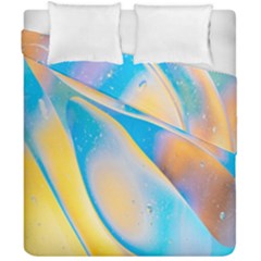 Water And Sunflower Oil Duvet Cover Double Side (california King Size) by artworkshop