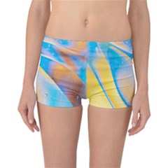 Water And Sunflower Oil Reversible Boyleg Bikini Bottoms by artworkshop