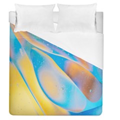 Water And Sunflower Oil Duvet Cover (queen Size) by artworkshop