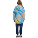 Water And Sunflower Oil Kid s Hooded Longline Puffer Jacket View4