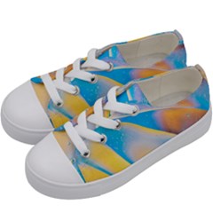 Water And Sunflower Oil Kids  Low Top Canvas Sneakers by artworkshop