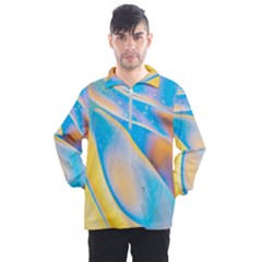 Water And Sunflower Oil Men s Half Zip Pullover by artworkshop