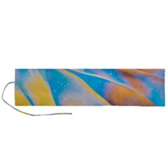 Water And Sunflower Oil Roll Up Canvas Pencil Holder (l) by artworkshop