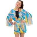 Water And Sunflower Oil Long Sleeve Kimono View1