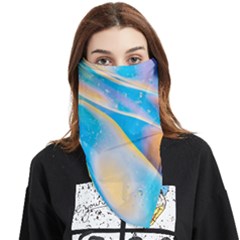 Water And Sunflower Oil Face Covering Bandana (triangle) by artworkshop