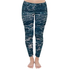 Water Sea Classic Winter Leggings by artworkshop