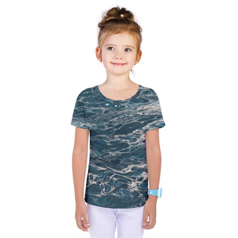 Water Sea Kids  One Piece Tee by artworkshop