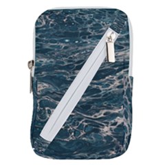 Water Sea Belt Pouch Bag (large) by artworkshop