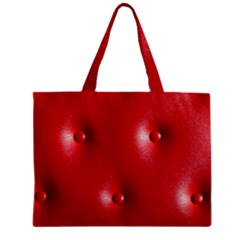 Lipstick Red Zipper Mini Tote Bag by PollyParadiseBoutique7