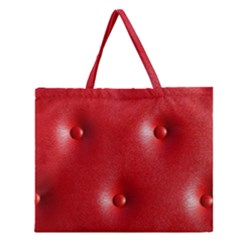 Lipstick Red Zipper Large Tote Bag by PollyParadiseBoutique7