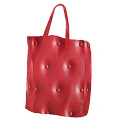 Lipstick Red Giant Grocery Tote by PollyParadiseBoutique7