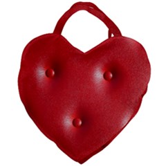 Lipstick Red Giant Heart Shaped Tote by PollyParadiseBoutique7