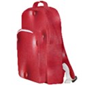 Lipstick Red Double Compartment Backpack View1