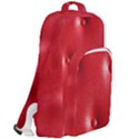 Lipstick Red Double Compartment Backpack View2