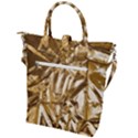 Gold Crush  Buckle Top Tote Bag View2