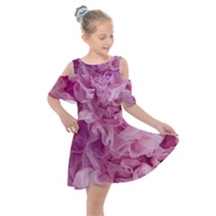 Pink Chiffon Tutu Kids  Shoulder Cutout Chiffon Dress by PollyParadiseBoutique7