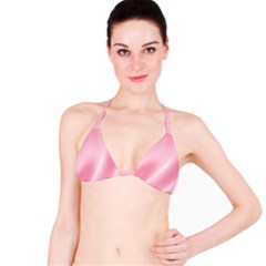 Pink Satin  Bikini Top by PollyParadiseBoutique7