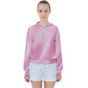 Pink Satin  Women s Tie Up Sweat View1