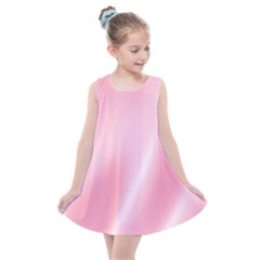 Pink Satin  Kids  Summer Dress by PollyParadiseBoutique7