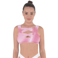 Pink Satin  Bandaged Up Bikini Top by PollyParadiseBoutique7