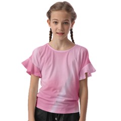 Pink Satin  Kids  Cut Out Flutter Sleeves by PollyParadiseBoutique7