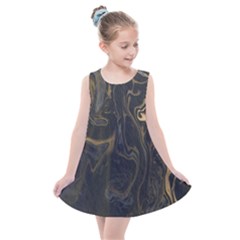 Black Gold  Kids  Summer Dress by PollyParadiseBoutique7