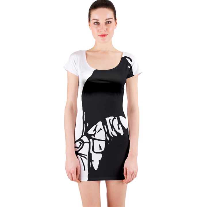 MRN Short Sleeve Bodycon Dress