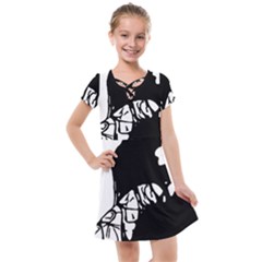 Mrn Kids  Cross Web Dress by MRNStudios