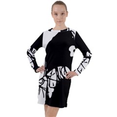 Mrn Long Sleeve Hoodie Dress by MRNStudios