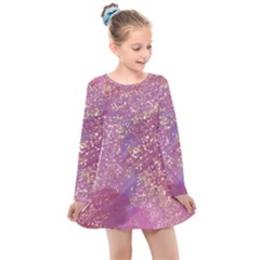 Stardust  Kids  Long Sleeve Dress by PollyParadiseBoutique7