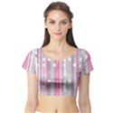 Polly-Paradise  Short Sleeve Crop Top View1