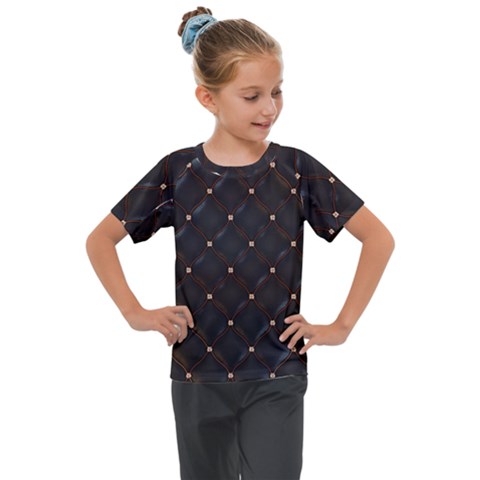 Midnight Kiss  Kids  Mesh Piece Tee by PollyParadiseBoutique7