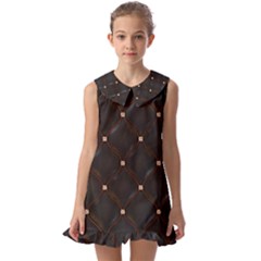 Midnight Kiss  Kids  Pilgrim Collar Ruffle Hem Dress