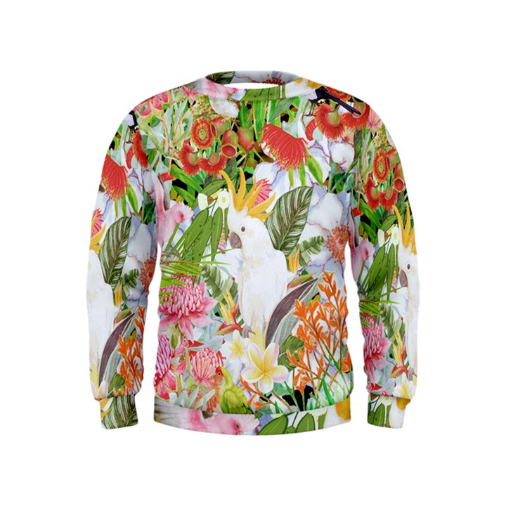 Birds of Paradise  Kids  Sweatshirt