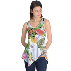 Birds Of Paradise  Sleeveless Tunic by PollyParadiseBoutique7