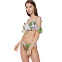 Birds of Paradise  Ruffle Edge Tie Up Bikini Set	 View2