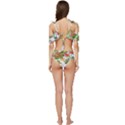 Birds of Paradise  Ruffle Edge Tie Up Bikini Set	 View4