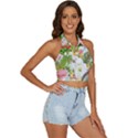 Birds of Paradise  Backless Halter Cami Shirt View3