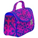  Satchel Handbag w/ Magenta Blue Design View2