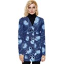 Flower Button Up Hooded Coat  View1