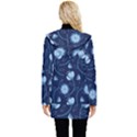 Flower Button Up Hooded Coat  View2