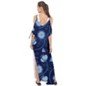 Flower Maxi Chiffon Cover Up Dress View2