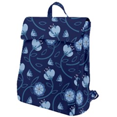 Flower Flap Top Backpack by zappwaits