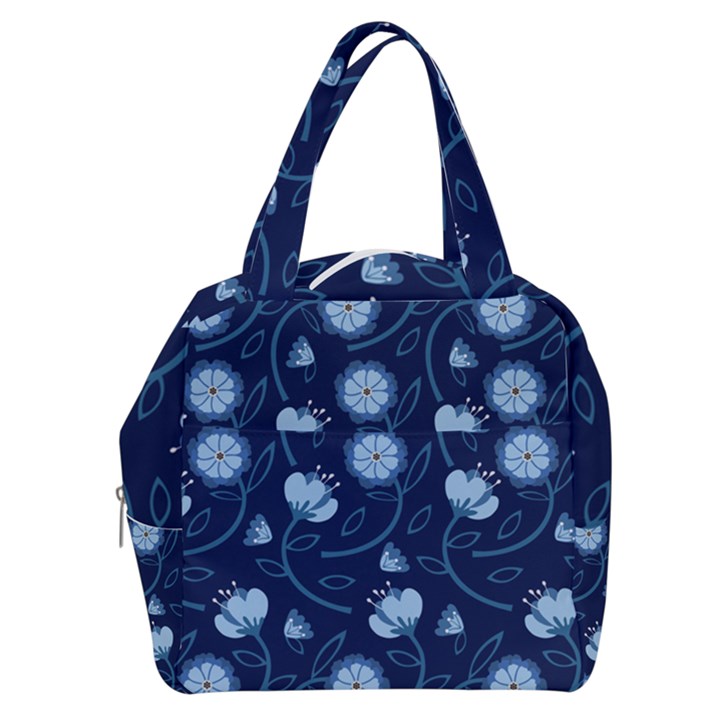 Flower Boxy Hand Bag