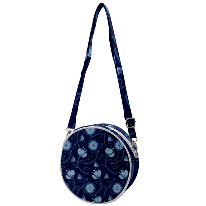 Flower Crossbody Circle Bag