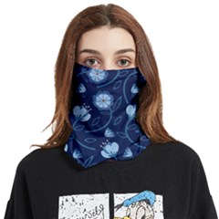 Flower Face Covering Bandana (two Sides) by zappwaits