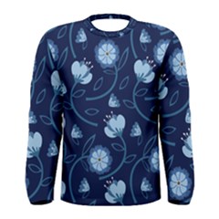 Flower Men s Long Sleeve Tee