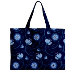 Flower Zipper Mini Tote Bag by zappwaits