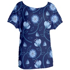 Flower Women s Oversized Tee by zappwaits